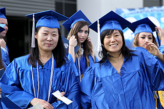 Photo showing IVC graduates